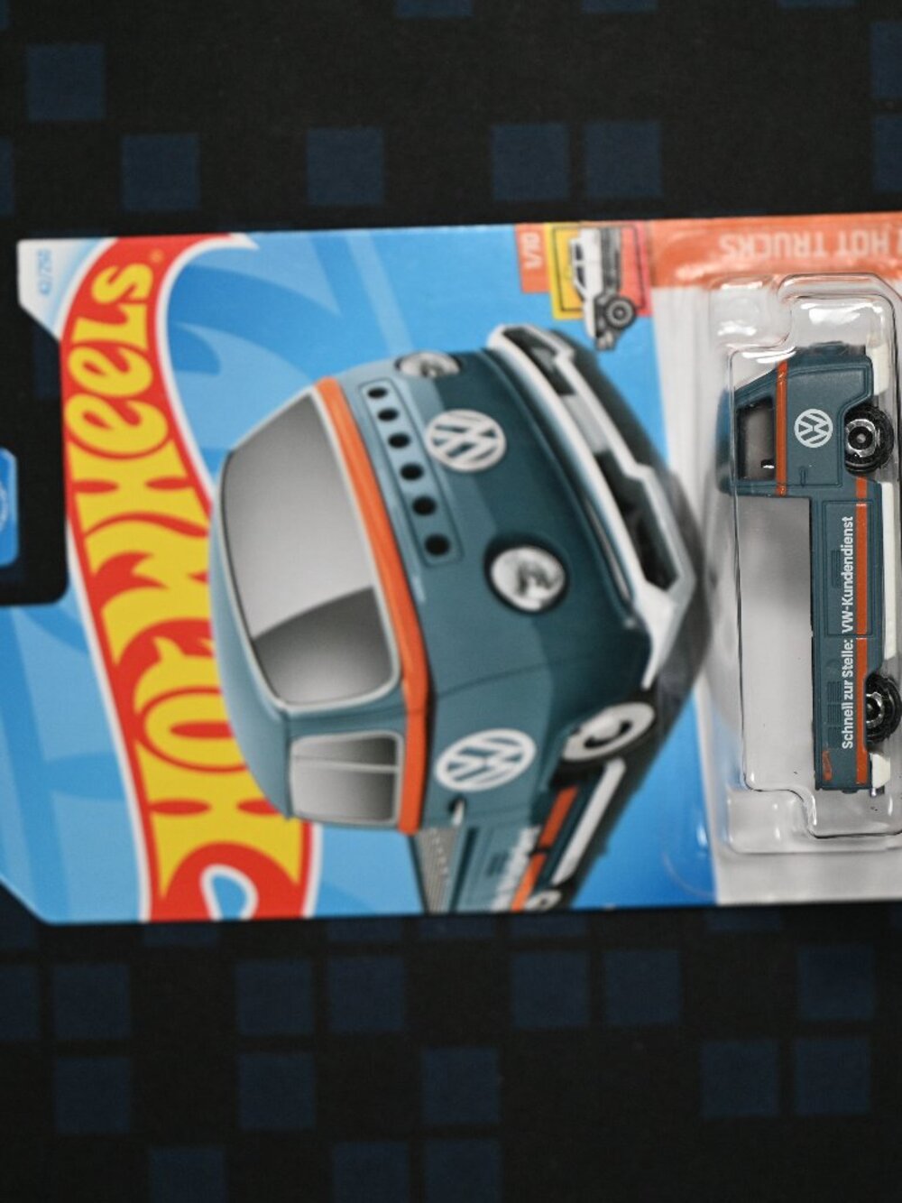 Hot Wheels Volkswagen T2 Pickup HW Hot Trucks Teal Carded